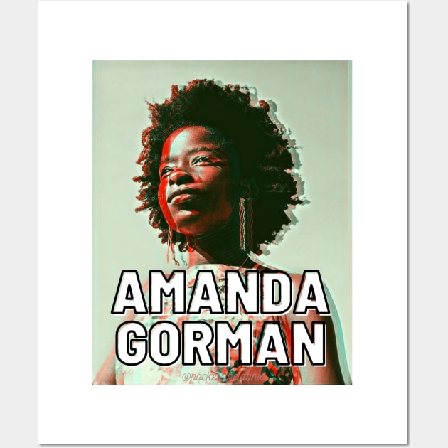 Amanda Gorman Wall Art by Pocket Size Latinx